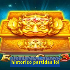 historico partidas lol